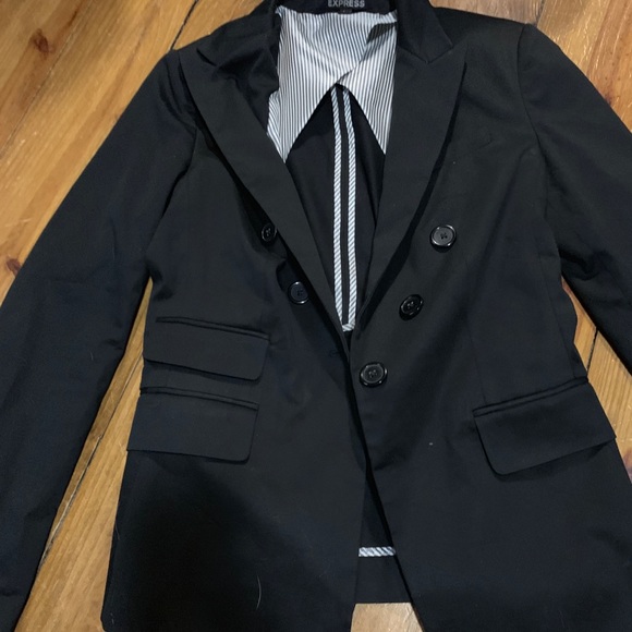 Express Black Blazer Jacket - Picture 3 of 3